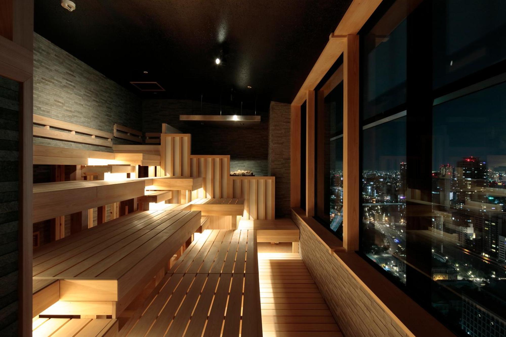 Candeo Hotels Osaka The Tower Екстер'єр фото A modern onsen in Tokyo